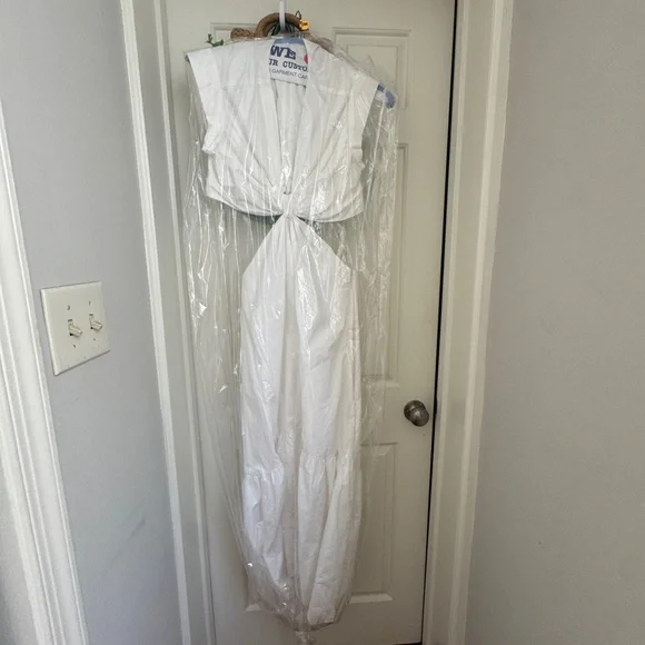 A. L. C. Alexandria dress in white size 4. Worn once and dry cleaned! - Picture 3 of 8